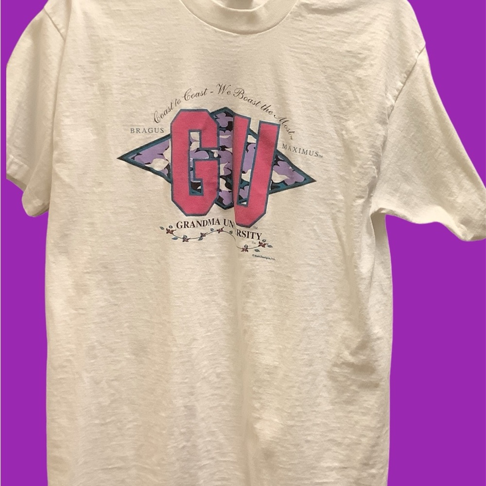 Grandma University Tee, Coast to Coast - We Boast the Most. 100% cotton, NWT